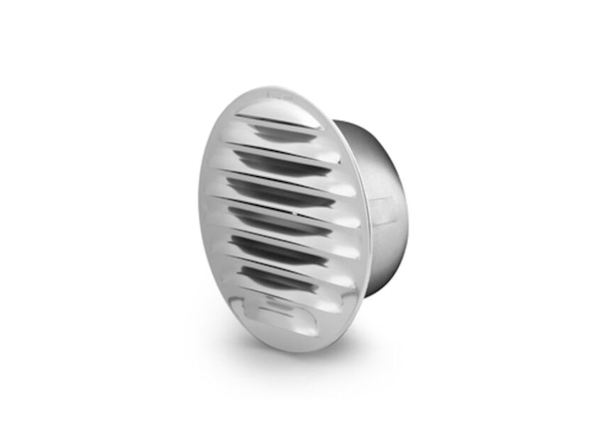 YTTERVÄGGSGALLER MED STOS FRESH RUND ALU 100 MM