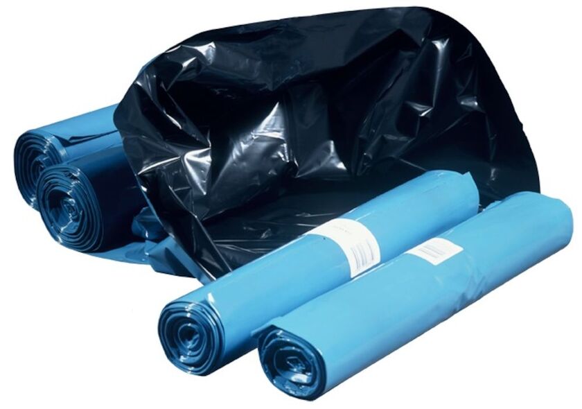 SOPSÄCK BLÅ 240 L 0,07 MM 10-PACK