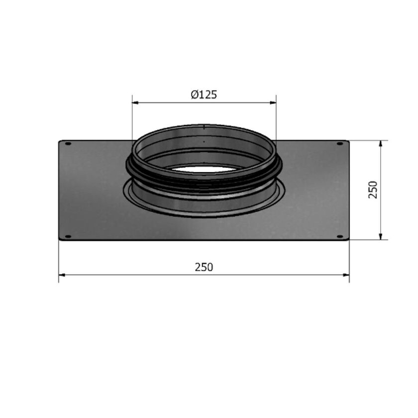 STOSPLÅT MED NIPPEL HTP FZ 125 MM