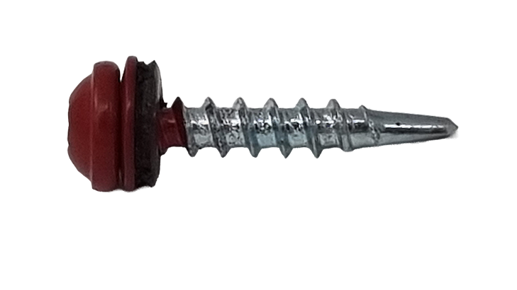 BESLAGSSKRUV A06K MÖRKRÖD 758 FZB 4,5X25 MM 250-P