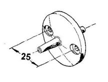 ANSLUTNINGSFLÄNS MED SKRUV U-RÖRSMANOMETER FMU
