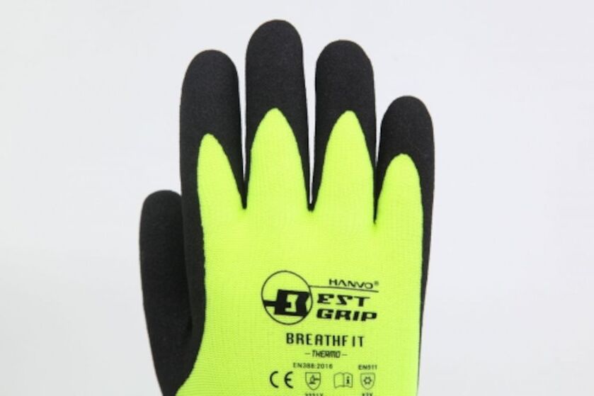 VINTERHANDSKE NXC970FY NXG GUL STRL 8