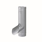 UTKASTARE FÄLLBAR RHEINZINK BLUE GREY 100 MM