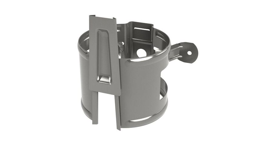 SVEP TRÄVÄGG MED KIL PLANNJA ALUMINIUM MÖRKSILVER 15 100 MM