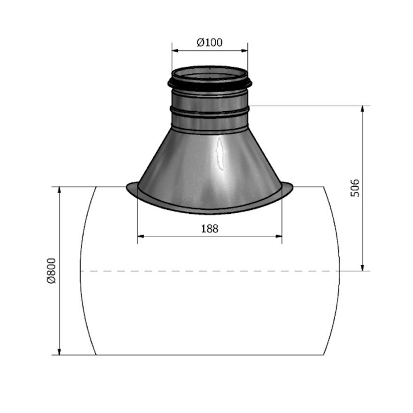 PÅSTICK HPSR FZ 800-100 MED RADIE