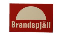 MÄRKSKYLT BRANDSPJÄLL 10-PACK