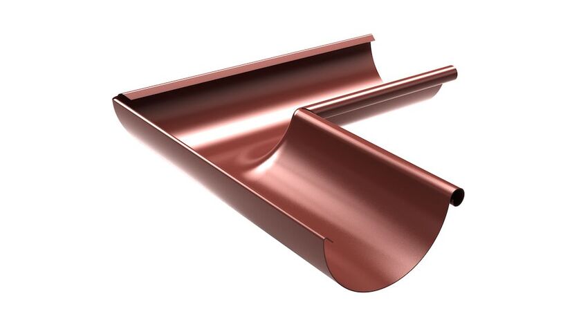 RÄNNVINKEL INNER 90° PLANNJA MÖRKRÖD 22 150 MM