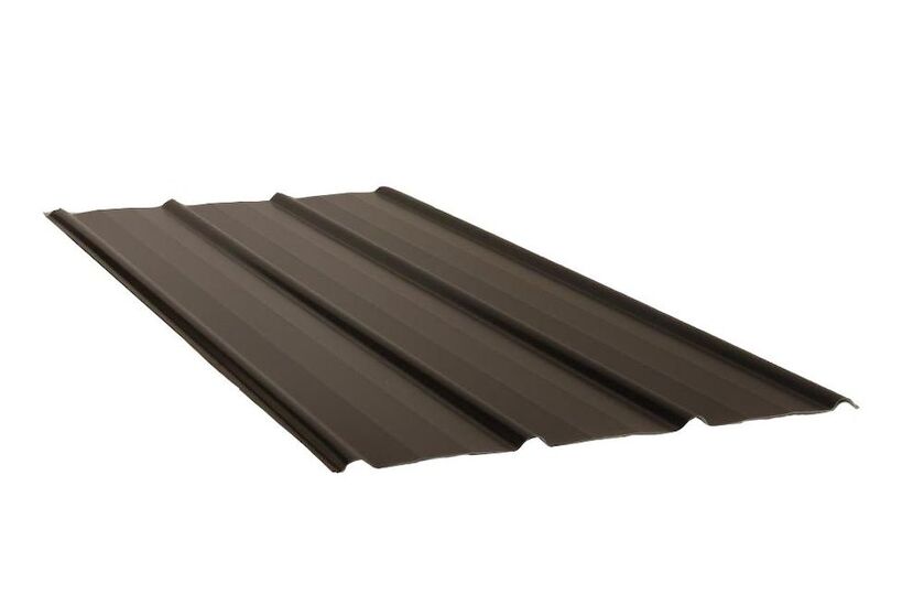 PANNPLÅT KLASSISK SVART POLY 2500X0,6 MM TB 810 MM