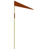 VIMPEL FÖR SNÖDJUPSMARKERING CWL ORANGE 1200 MM