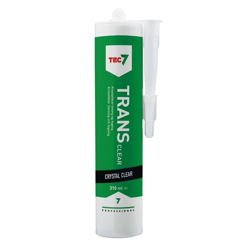 LIM & FOGMASSA TRANS CLEAR TEC7 KRISTALLKLAR 310ML