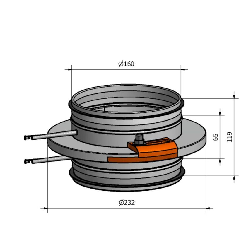 IRISSPJÄLL HRSI VIT 160 MM