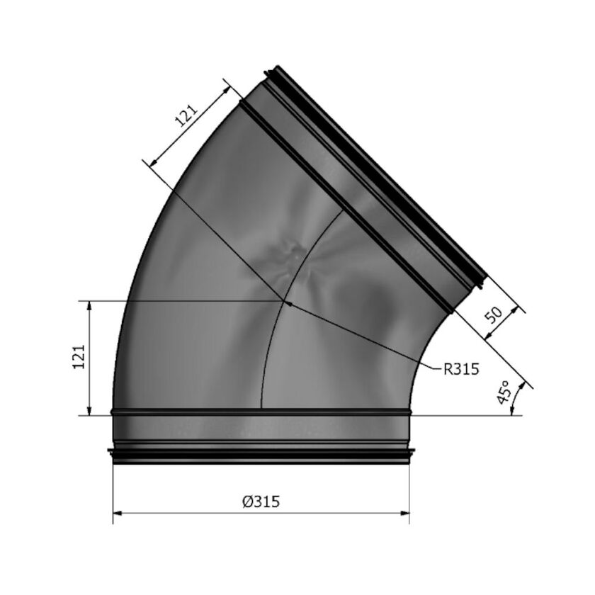 BÖJ HV 45 GR FZ 315 MM