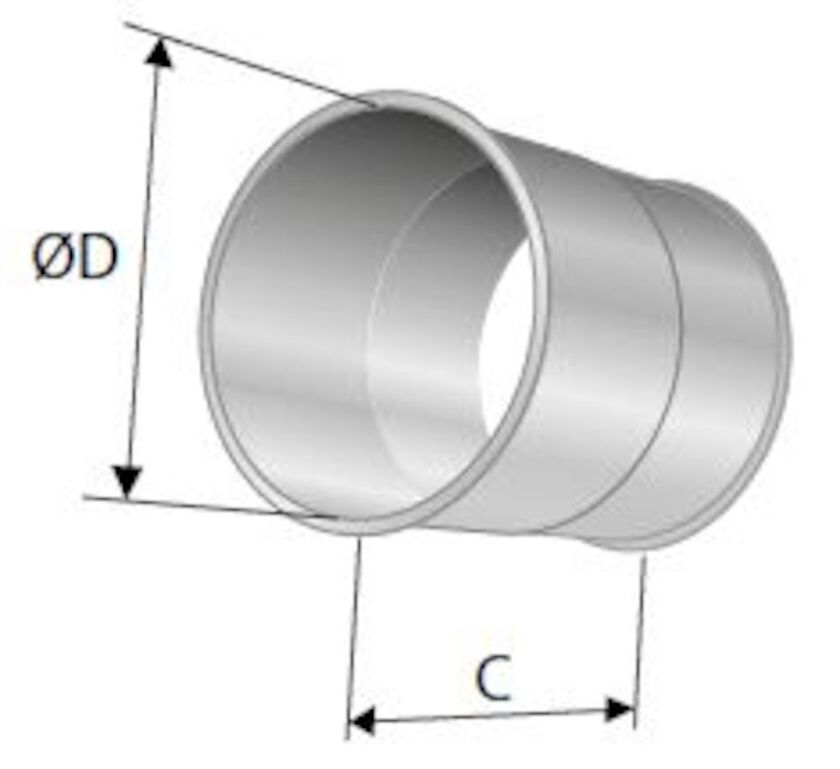 VÄGGENOMFÖRING VGC 125 MM
