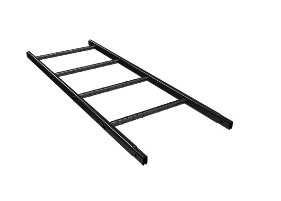 TAK/FASADSTEGE PLANNJA SVART 01 1200 MM