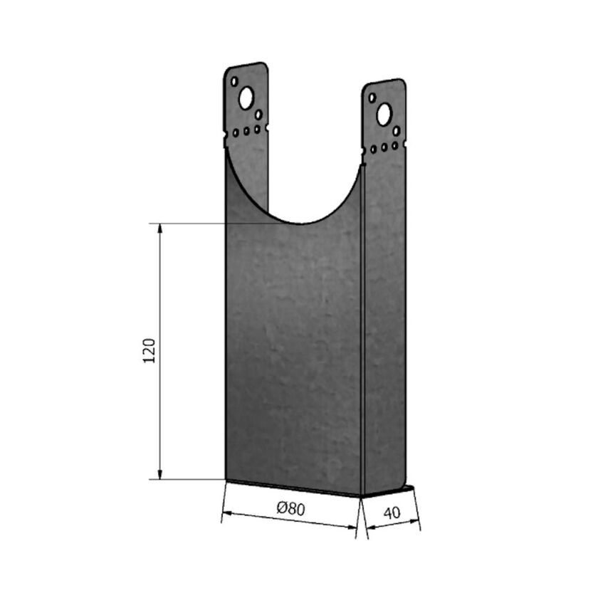 KANALSTÖD 120 80 MM