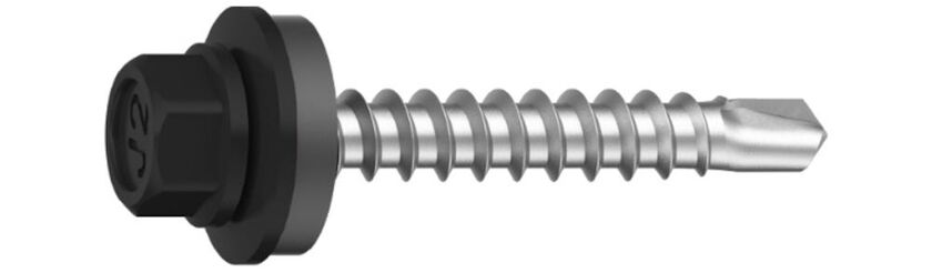 FARMARSKRUV JT2 TRÄ EJOT SVART 9011 6,5X50 MM 150-PACK