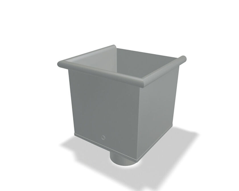 VATTENKUPA PREFA P10 LJUSGRÅ 80 MM