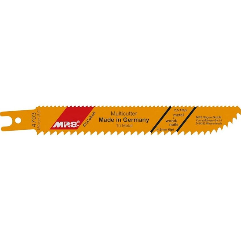 TIGERSÅGBLAD MPS OB 4703 6/10 TPI 150 MM 2-PACK