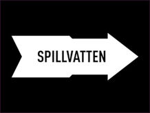 MÄRKBAND SPILLVATTEN 160 MM 5000 MM