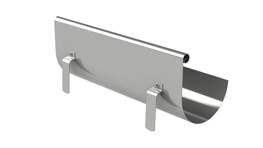 ÖVERSPOLNINGSSKYDD RAK PLANNJA ZINKMAGNESIUM 125 MM