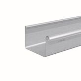 HÄNGRÄNNA REKTANGULÄR ZINK 120 MM 3 M