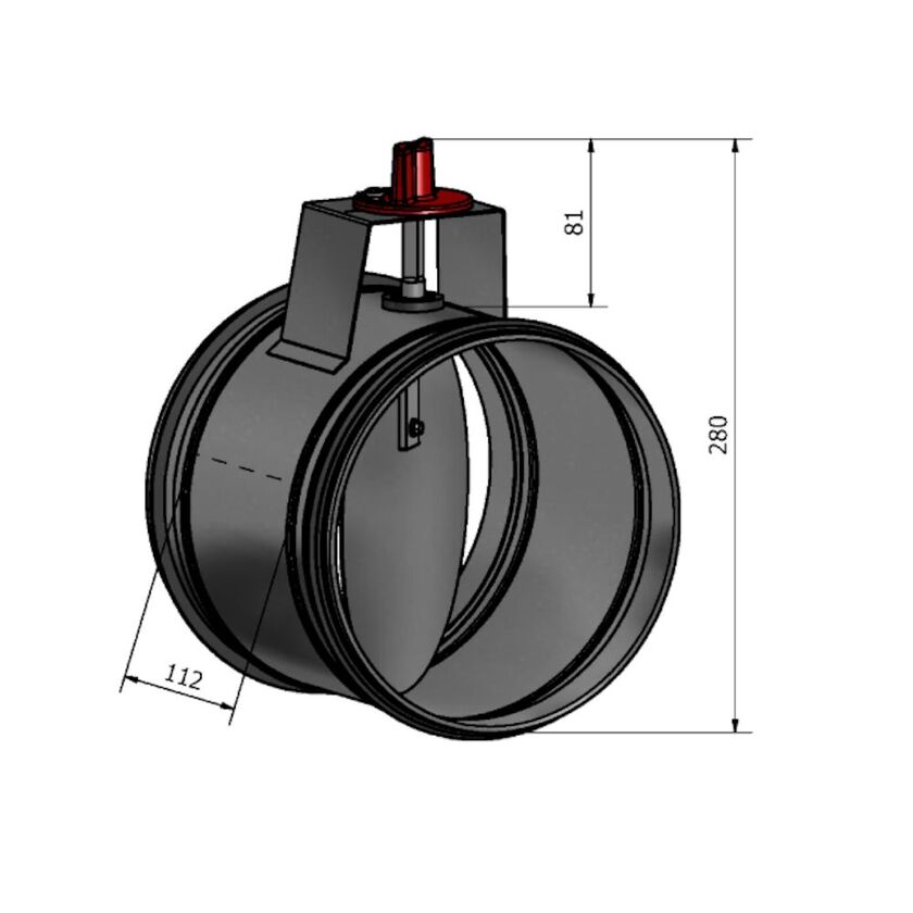 SPJÄLL VRID HIS KLASS 1 FZ 200 MM