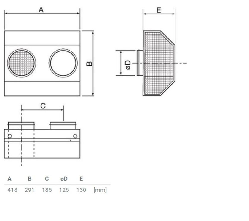 KOMBIGALLER CVVX SVART 125 MM