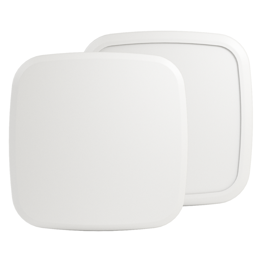 FRÅNLUFTSDON LUMO KVADRAT M FJÄDER CLEANVENT 100MM