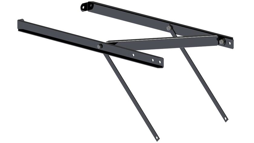 KONSOLSATS FASADSTEGE A-600 CWL ANTRACITGRÅ 670 MM