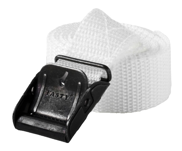 SPÄNNREM FASTY VIT 1 M 2-PACK