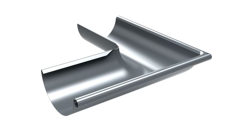 RÄNNVINKEL YTTER 90° PLANNJA ALUMINIUM MÖRKGRÅ 20 125 MM