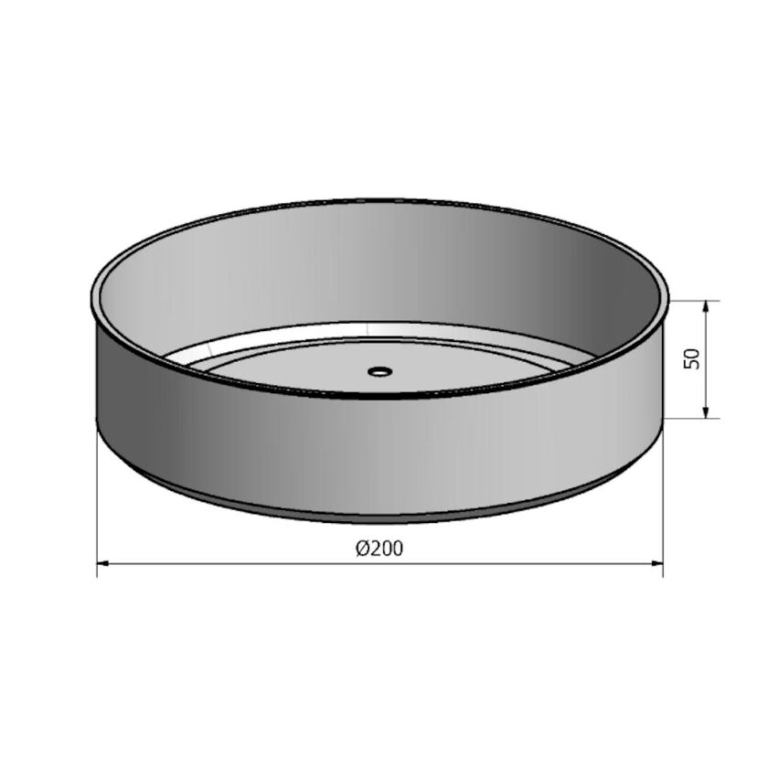 TÄCKLOCK PLAST 200 MM