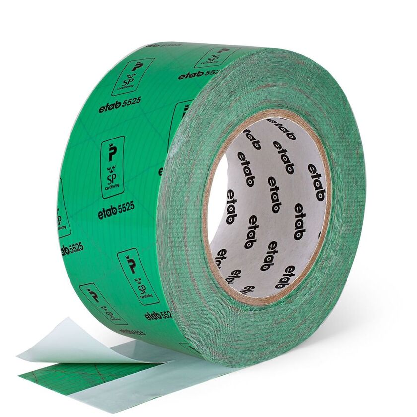 BYGGFOLIETEJP 5525 ETAB GRÖN 50 MM 25 M