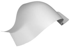 PLASTPLÅT BÖJ IGP VIT 45°
