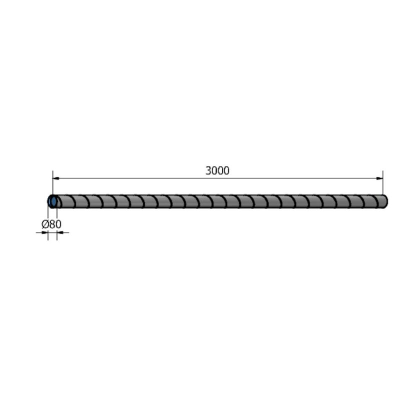 RÖR 80 3M LOCKAT SYRAFAST 4404