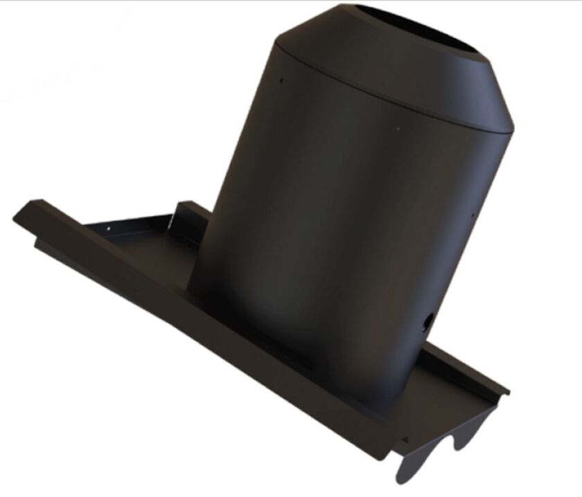 VILLAHUV HVP SVART 2-KUPIG BETONGPANNA 160 MM