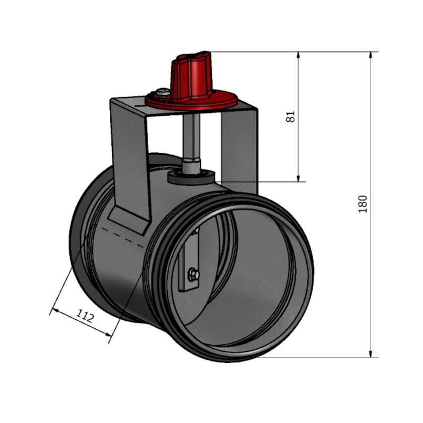 SPJÄLL VRID HIS KLASS 1 SF 1.4404 100 MM