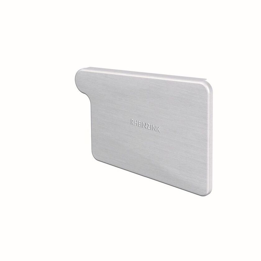 RÄNNGAVEL REKTANGULÄR RHEINZINK VÄNSTER BLUE GREY 150 MM