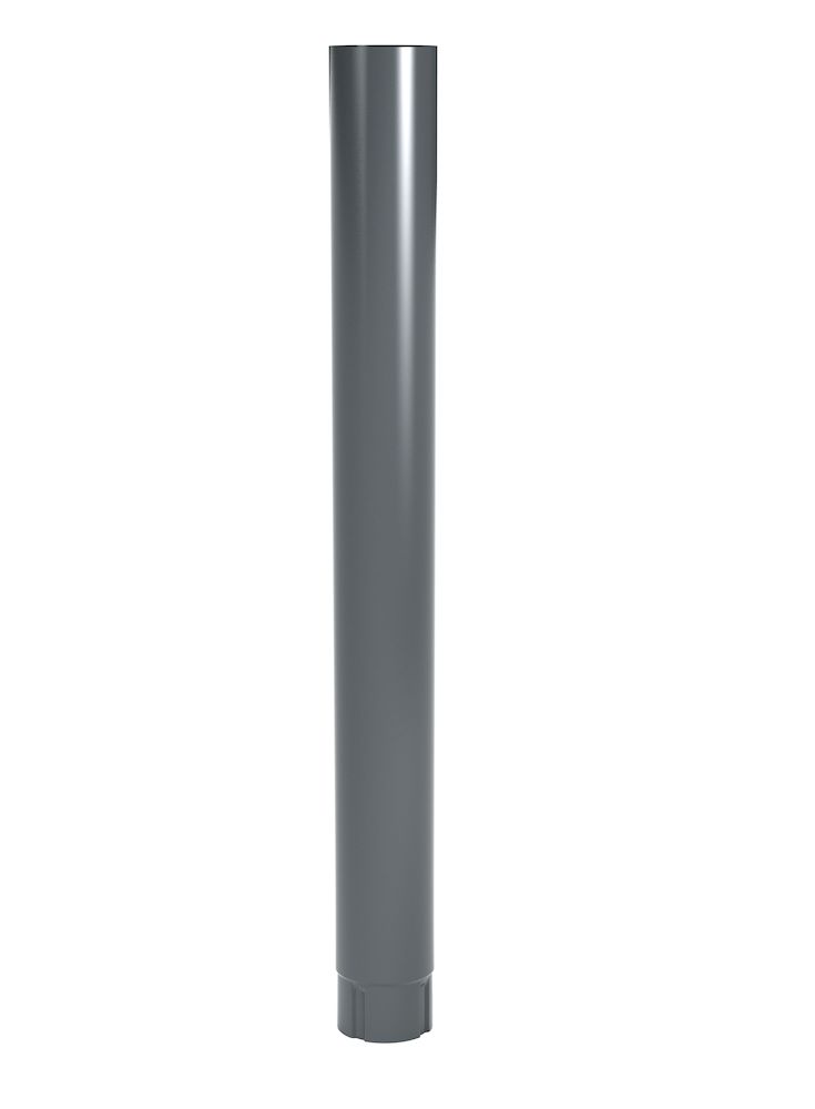 STUPRÖR PLANNJA MÖRKGRÅ 20 90 6000 MM