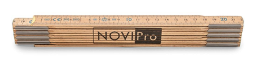 MÄTSTOCK TRÄ MM/MM NOVIPRO 2 M
