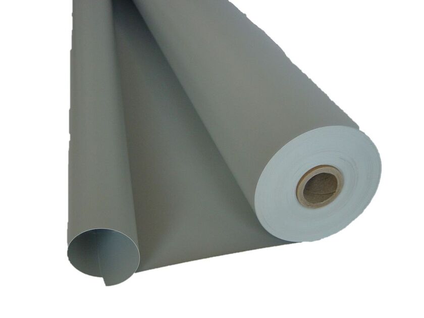 PLASTPLÅT RULLE IGP GRÅ 0,35 MM 1,4X25 M