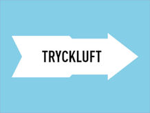 MÄRKBAND TRYCKLUFT 160 MM 5000 MM