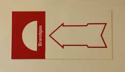 MÄRKSKYLT BRANDGAS 10-PACK