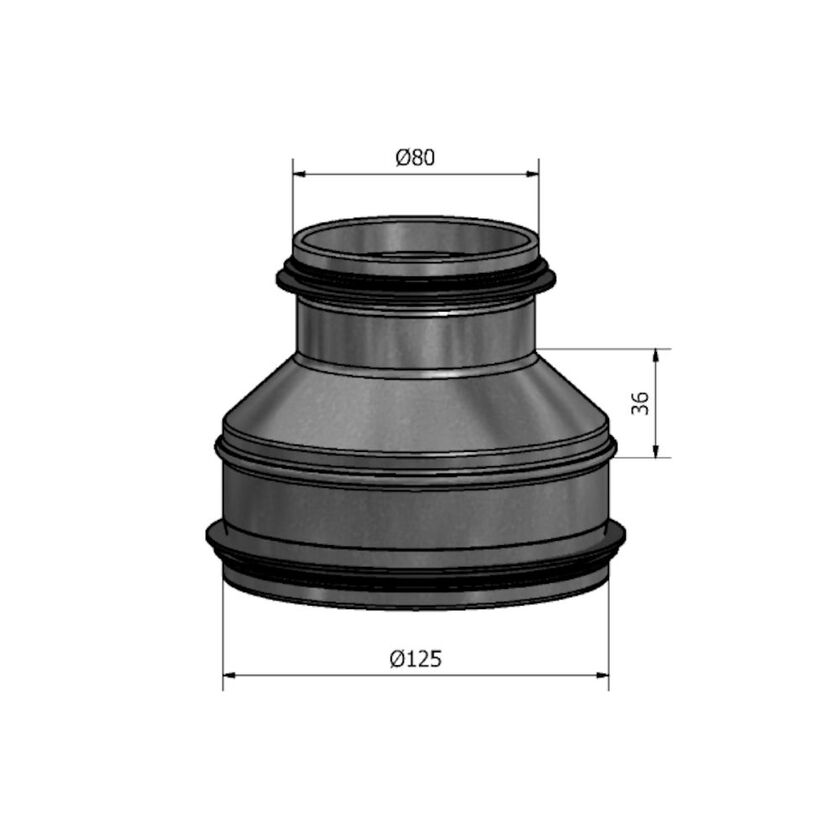 REDUKTION HFC N-N FZ 125-80