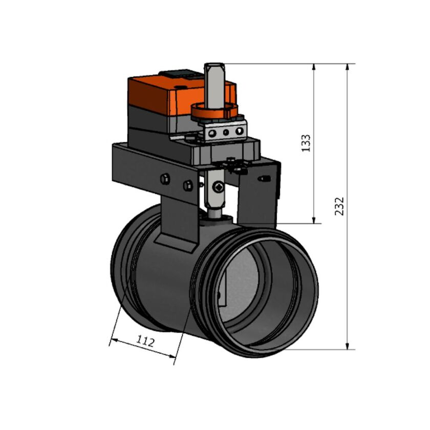 MOTORSPJÄLL HISCEB KLASS 3 LM 24 A-F 100 MM