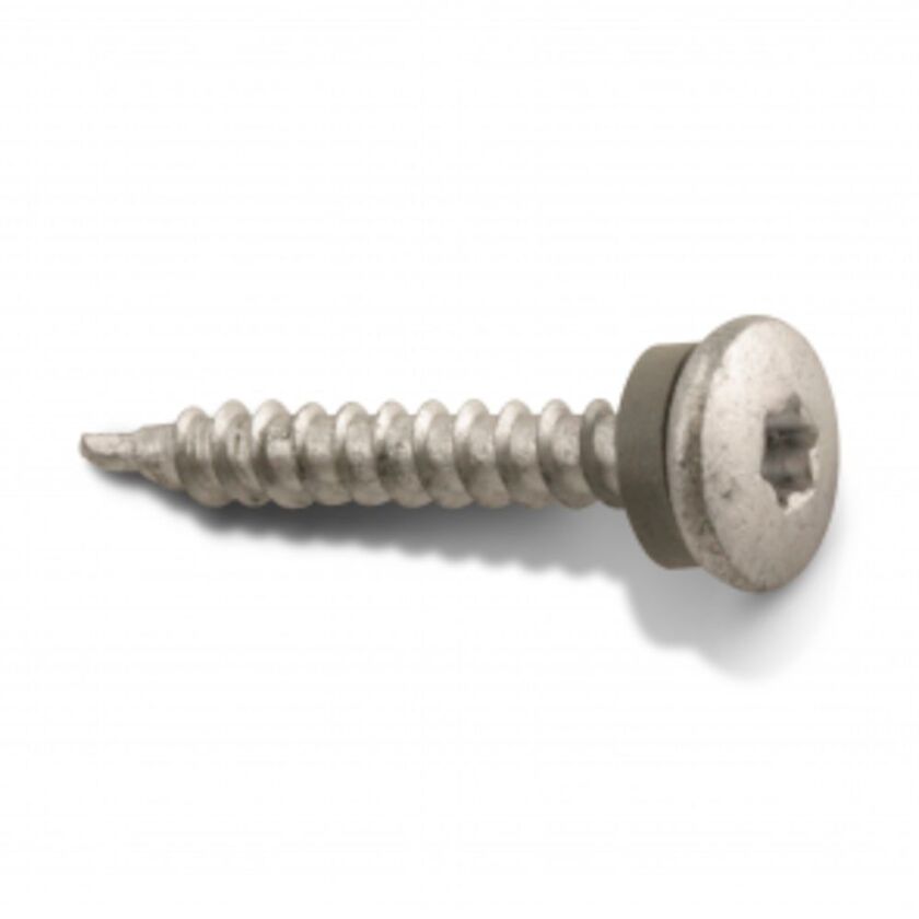 FASADSKRUV NOVIPRO PIASTA RF SVART 9011 4,9X35 250