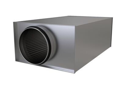 LJUDDÄMPARE HFF-D REKT-CIRK STENULL 100 500 MM