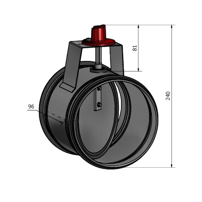 SPJÄLL VRID HISC KLASS 3 FZ 160 MM