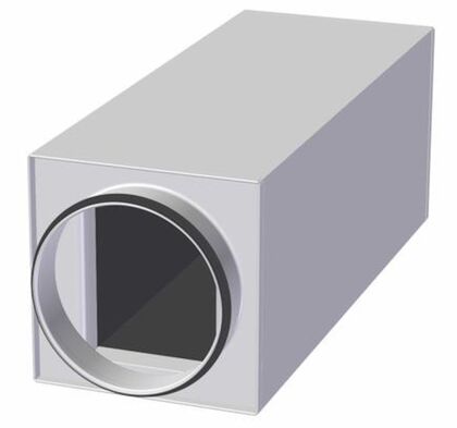 LJUDDÄMPARE LKR REKT-CIRK VIT 100 600 MM