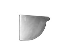 RÄNNGAVEL KVARTR HÖ RHEINZINK BRIGHT ROLLED 333 MM